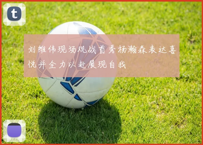 刘维伟现场观战首秀杨瀚森表达喜悦并全力以赴展现自我