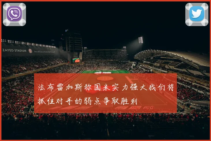 法布雷加斯称国米实力强大我们将抓住对手的弱点争取胜利